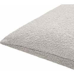Vedat 20" Square Modern Ash/Pearl/Metallic Silver Throw Pillow - Boutique Rugs