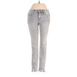 Current/Elliott Jeans - High Rise: Gray Bottoms - Women's Size 24