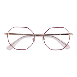 Female s geometric Purple Gold Metal Prescription eyeglasses - Eyebuydirect s Vogue Eyewear VO4094