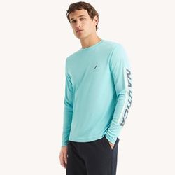 Nautica Men's Rash Guard Angel Blue, XS