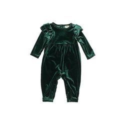 Cat & Jack Short Sleeve Outfit: Green Tops - Size 6-9 Month