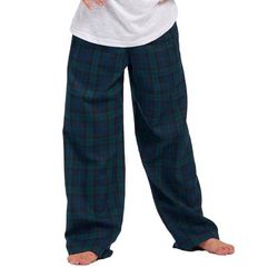 Boxercraft BY6624 Youth Polyester Flannel Pant in Scottish Tartan size Medium