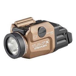 Streamlight TLR-7X Flex LED Tactical Weapon Light w/ High and Low Paddle Switches CR123A Key Kit White 500 Lumens FDE 69429