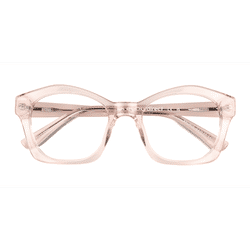 Unisex s horn Crystal Light Pink Acetate,Eco Friendly Prescription eyeglasses - Eyebuydirect s Aronia