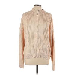 Cardigan Sweater: Tan - Women's Size Large