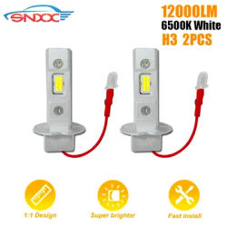 SNXX H3 lampadina per fari a LED Canbus nessun errore abbagliante 6500K fendinebbia a LED per auto