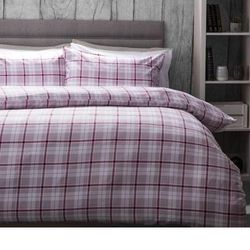 Belledorm Belledorm Aspen Duvet Set (Red) (King) (UK - Superking) - Red