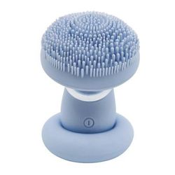 ZAQ Vera Waterproof Facial Cleansing Brush With Pulse Acoustic Wave Vibration, And Magnetic Beads - Blue