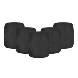 5pcs Microphone Sponge Cover Universal Thickened Microphone Foam Cover Handheld Microphone Cover Black Instruments Accessories