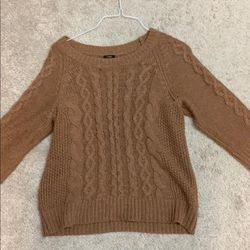 J. Crew Sweaters | Jcrew Cable Knit Sweater | Color: Brown | Size: L