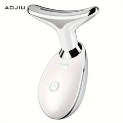 Aojiu Home Face And Neck Massage Tool, Face Massager, 3 Mode, Heating Mode, Skin Care, Facial Device, Portable Beauty Instrument, Girl Gift, Home Spa Massager!