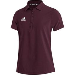 Adidas Tops | Adidas Womens Stadium Polo Medium Team Maroon/White | Color: White | Size: Medium