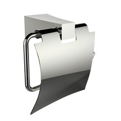 4.88-in. W Rectangle Stainless Steel Toilet Paper Roll Holder In Chrome Color - American Imaginations AI-34599