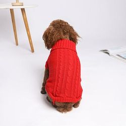 Cane Gatto Maglione Vintage Casual Inverno Traspirante Morbido Lavabile Confortevole All'aperto Casual Quotidiano Abbigliamento per Cani for Bichon Frisé Volpino di Pomerania Cucciolo Papillon Piccolo