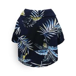 cane camicia hawaiana 2 pezzi vestiti per cuccioli per cani di piccola taglia medio grande ragazzo traspirante albero di cocco cane t-shirt abbigliamento per animali domestici vestito da gatto per
