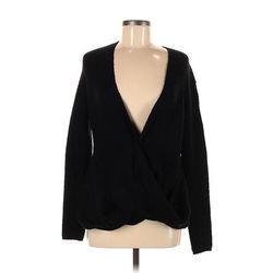 Impressions Cardigan Sweater: Black - Women's Size Medium