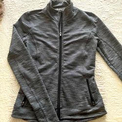 Athleta Sweaters | Athleta Full Zip Jacket | Color: Black/Gray | Size: Xs
