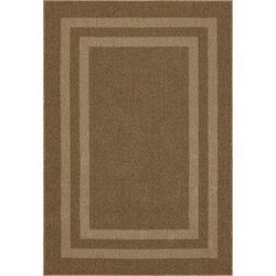 Hall Border Area Rug by Mohawk Home in Praline Tan (Size 2'6"X 3'10")