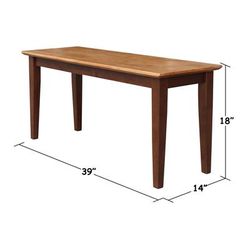 Shaker Styled Bench - Whitewood BE58-39