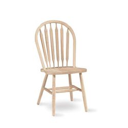 Windsor ArrowBack Chair - Plain Legs - Whitewood 1C-113