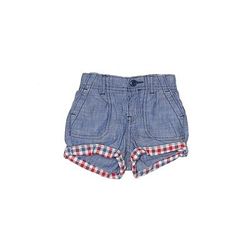 Baby Gap Shorts: Blue Plaid Bottoms - Size 6-12 Month