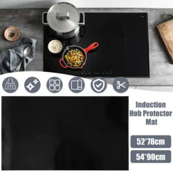 Grand tapis de protection de plaque de cuisson à Induction en Silicone, couverture anti-rayures, épais, antiadhésif, résistant à la chaleur, tapis de comptoir, nouveau