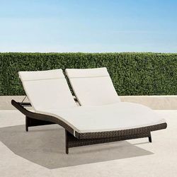 Balencia Double Chaise Cushion - Quick Dry, Dove - Frontgate