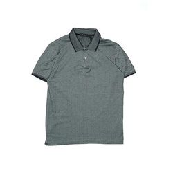 Theory Short Sleeve Polo Shirt: Teal Tops - Kids Girl's Size Small