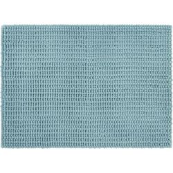Wide Width Homespun Noodle Bath Rug by Mohawk Home in Glacier (Size 17" W 24" L)