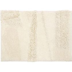 Wide Width Composition Bath Rug by Mohawk Home in Parchment (Size 24" W 60" L)