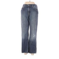 Lucky Brand Jeans - Mid/Reg Rise: Blue Bottoms - Women's Size 29