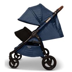 Valco Trend Duo Side by Side Double Stroller + Bassinet Bundle 2025 Denim / Denim