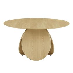 Emil Natural Oak Round Dining Table – TOV Furniture TOV-D68762