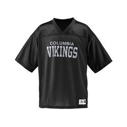 Augusta Sportswear 257 Athletic Stadium Replica Jersey T-Shirt in Black size 2XL
