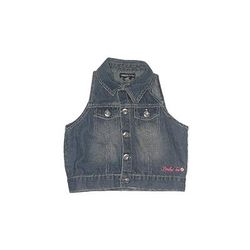 Limited Too Denim Vest: Blue Jackets & Outerwear - Kids Girl's Size 6