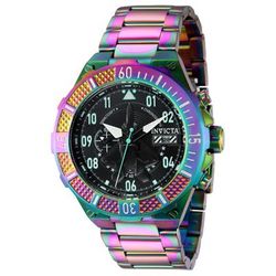 Open Box Invicta Aviator Men's Watch - 50mm Iridescent (AIC-39909)