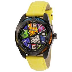 1 LIMITED EDITION - Invicta Britto Unisex Watch - 38mm Yellow with Interchangeable Strap (32403-N1)