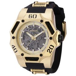 Open Box Invicta Coalition Forces Iron Dome Automatic Men's Watch - 48.5mm Black Gold (AIC-44081)