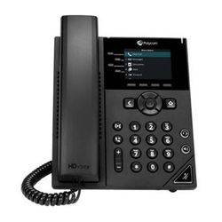 Poly Used VVX 250 4-Line IP Desk Phone with Power Adapter 89B66AA ABA