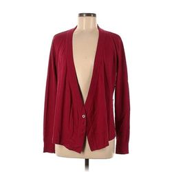 CAbi Cardigan Sweater: Burgundy - Women's Size Medium