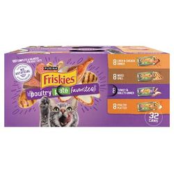 Prime Filets Turkey Dinner in Gravy Wet Cat Food Variety Pack, 5.5 oz., Count of 32