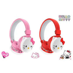 Kawaii Y2K Hello Kitty cuffie Bluetooth Wireless con microfono cuffie con cancellazione del rumore