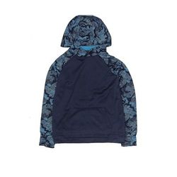 all in motion Pullover Hoodie: Blue Tops - Kids Boy's Size 8