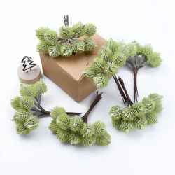 10 pièces plantes artificielles fleurs décoratives de mariage couronnes de noël bricolage cadeaux