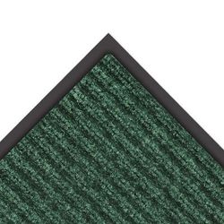 NoTrax 109S0035GN Brush Step Entrance Scraper Floor Mat, 3' x 5', 3/8" Thick, Hunter Green
