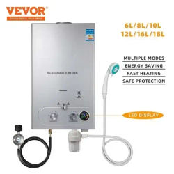 VEVOR propano gpl scaldabagno a Gas in acciaio inox Tankless propano Gas gpl caldaia