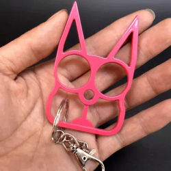 Portable Cute Cat Opener cacciavite portachiavi multifunzione Gadget da esterno apribottiglie in