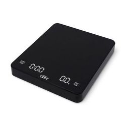 CDN SDC0602 Digital Coffee Scale & Timer - 5 1/10" x 4 7/10", Black