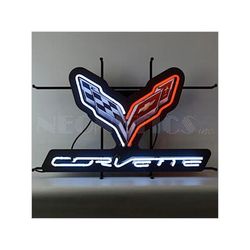 Neonetics Corvette C7 Stingray 30-Inch Neon Sign