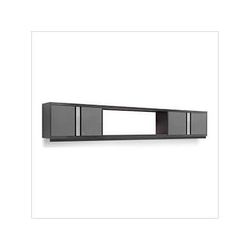 NewAge Garage Cabinets PRO Series Grey 3-Piece Wall Cabinet Set with Integrated Display Shelf